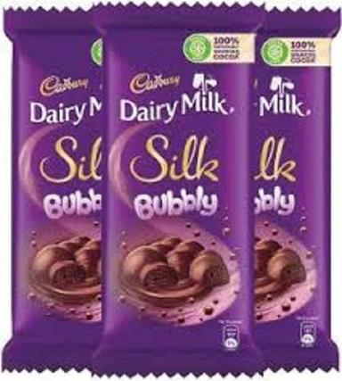 Sweet Rich Taste Color Brown Dairy Milk Silk Bubbly Chocolate
