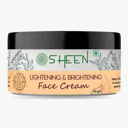Lightening And Brightening Face Cream With Rosehip Oil, Ginseng And Licorice Extract