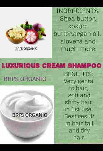  Organic Herbals And Natural Luxurious Cream Shampoo For Healthy Hair, Pack Of 120g