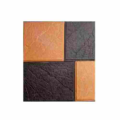 Rectangular Cement Paving Blocks For Outdoor Use In Black And Orange Color 