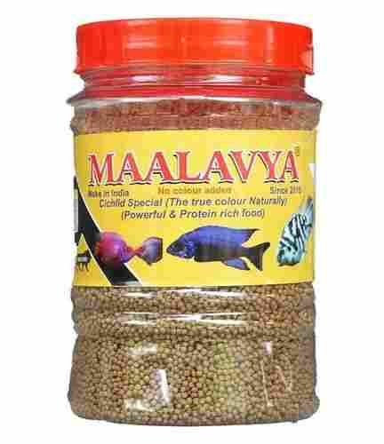 Maalavya Cichild/Cichlid Special (26 Protein) Fish Feed (No Artificial Color Added)(Dose Not Cloud Water)