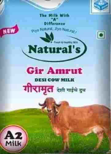 Cow Milk Natural A2 Gir Amrut Fresh All Nutrients And Easy To Consume And Daily Purpose Uses