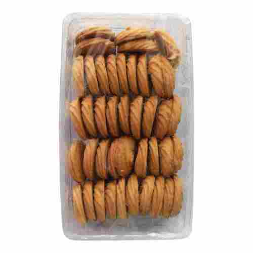Salted Ajwain Biscuits Spicy, Savory Snack High Protein And Gluten Free With Round Shaped