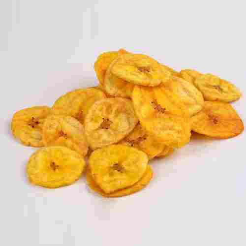 Spicy And Delicious Crispy Yellow Masala Banana Chips For Snacks, Tea Time