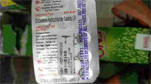 Drotin DS Drotaverine Hydrochloride Tablets IP, Pack Of 15 Tablets