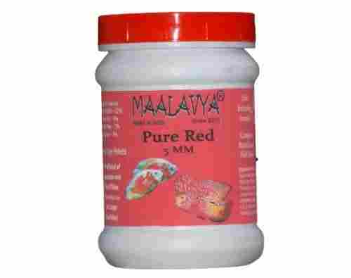 Maalavya Pure Red Fish Feed Pellets Size 5mm (Floating Type Pellets) 175gm