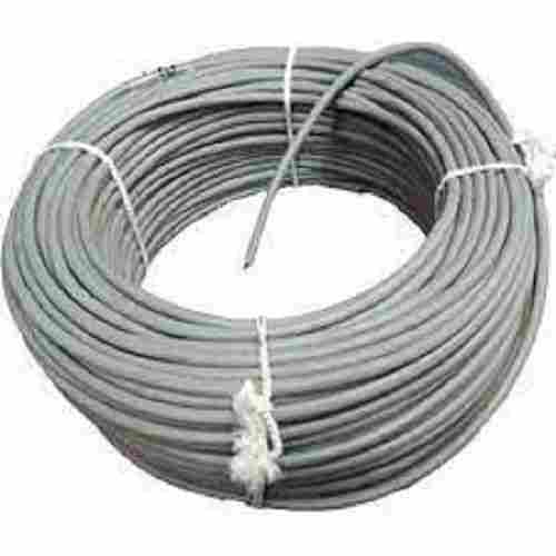 Solid Strong Durable High Temperature Resistance Durable Gray Pvc Electrical Wire, 2.5 Sq Mm