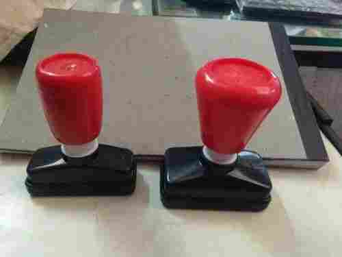 Black Plastic Durable Pre Ink Rubber Stamp For Office With Hard Plastic Durable And Versatile