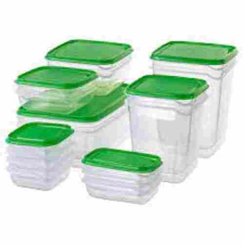 Green Lids Bpa Free Air Tight Plastic Food Storage Containers 7 Piece Set