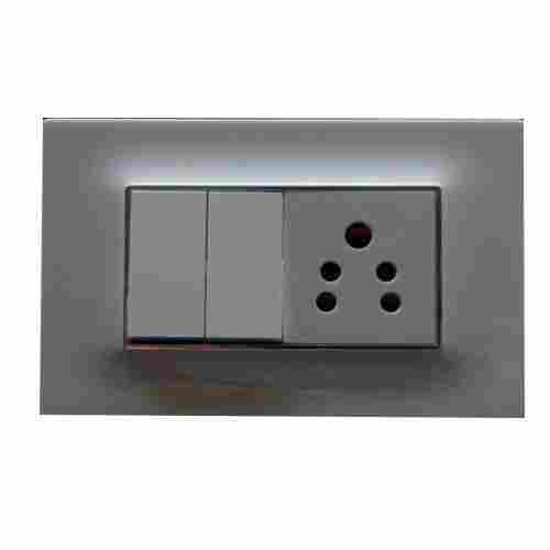 Sleek And Stylish White Colour Highly Durable Modular Electrical Switch Board