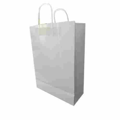 Light Weight High Design White Colour Trendy Craft Paper Carry Bag With Handles
