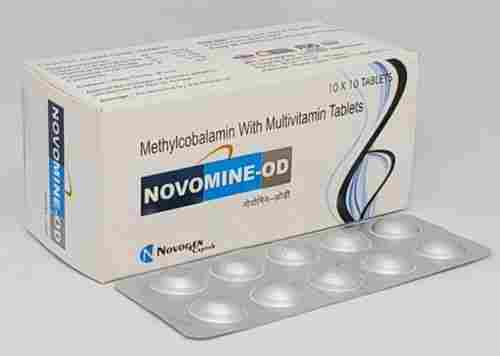 Novomine-OD Methylcobalamin With Multivitamin Tablet, 10x10 Blister Pack