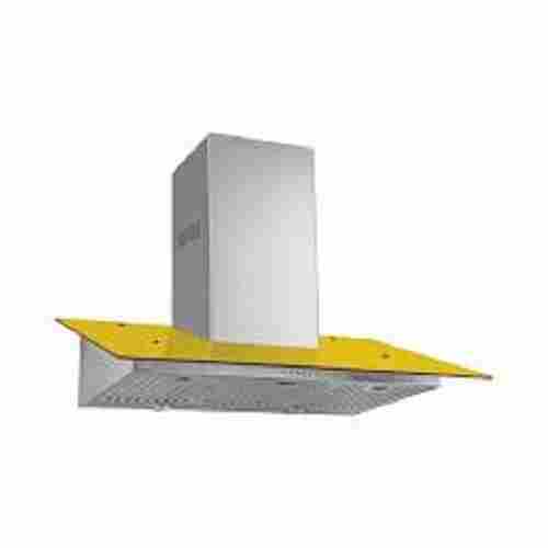 Yellow Stainless Steel Wall Mounted Kitchen Chimney For Domestic Purpose