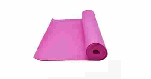 Comfortable And Easily Washable Pink Color 6 Mm Pvc Material Standard Mat For Yoga