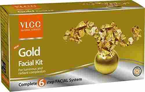No Side Effect Womens Reactivates Skin Maintain And Skin Elasticity Gold Facial Kit