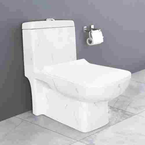 Floor Standing Open Front White Ceramic Western Toilet Seat