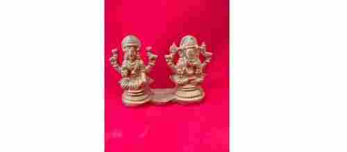 Pure Brass Ganesh And Laxmi Ji Sitting Statue For Diwali Decoration
