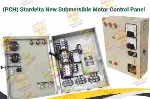 Semi Automatic Three Phase Star Delta New Submersible Motor Control Panel
