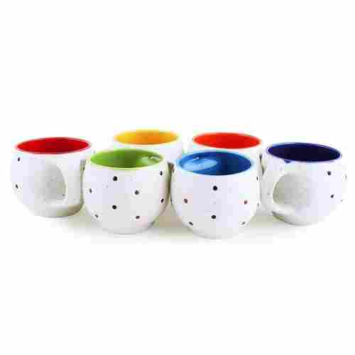 Unique Design Fine Finish Good Quality Easy To Wash Round Shape Ceramic Tea Cups