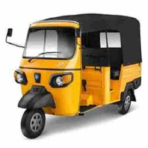 Yellow And Black Five Seater Three Wheeler Auto Rickshaws For Transportation