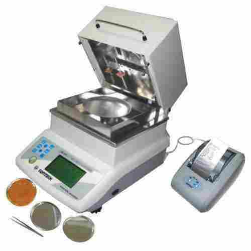 Halogen Lamp Moisture Analyzer with LCD Display and Temperature Range Up-to 200degC