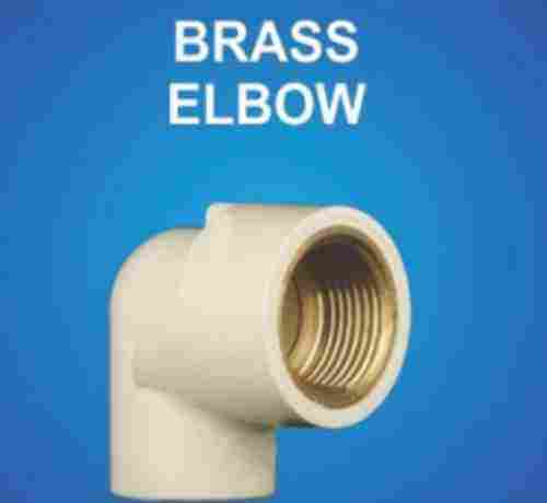 Cpvc Brass Elbow Fitting For Plumbing Usage, 90 Degree Bend Angle
