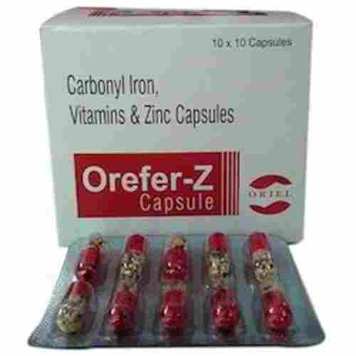 Orefer-Z Carbonyl Iron, Vitamin And Zinc Capsules, 10x10 Blister Pack