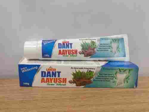 Anti Bacterial And Anti Cavity 100% Natural Dant Ayush Herbal Toothpaste (100 Gram)
