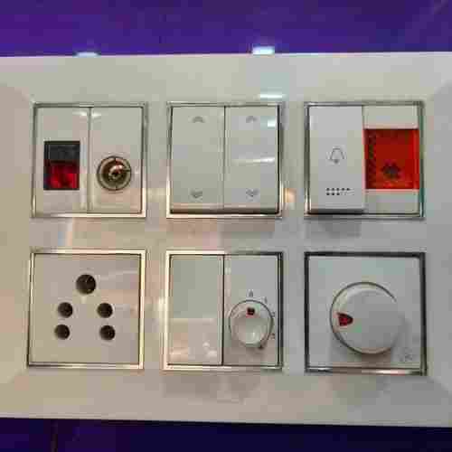 White Plastic Modular Pvc Socket Electric Switch Board For Home