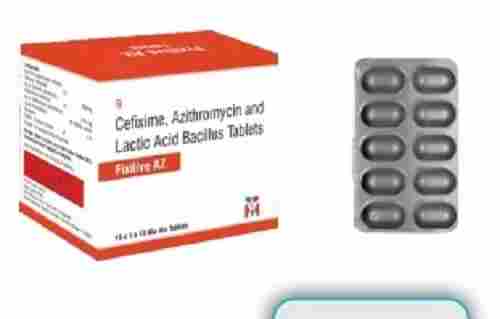 Cefixime Azithromycin And Lactic Acid Tablets