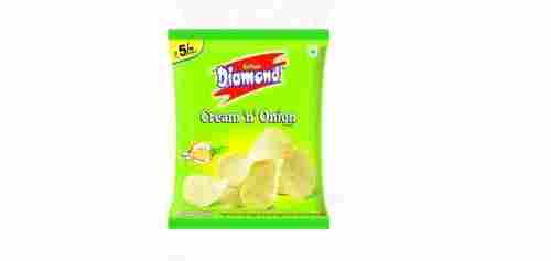 15 Gram Yellow Diamond Cream And Onion Flavor Chips With Rich Taste
