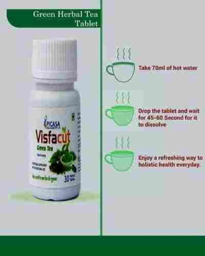 Ayurvedic Natural Vegetarian Immuno-Booster Vegetarian Green Tea Effervescent Tablet