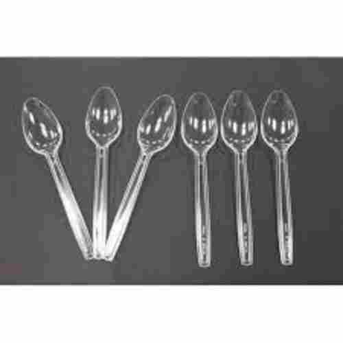 Transparent Color Disposable Spoon With Plastic Material And Light Weight