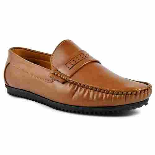 Action Casual Wear 1407 Men's Tan Slip On Shoes with Thermoplastic Elastomers, Lace-Up 6-11