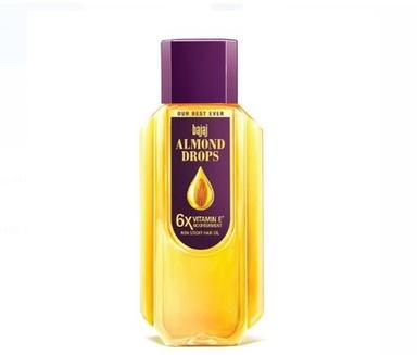 Yellow 500 Ml Almond Hair Oil Enriched With Vitamin E For Soften And Strengthen Hair