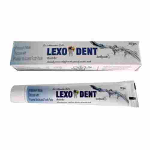 Antibacterial Agent Protect Teeth And Braces Gel Base Mint Lexo Dent Toothpaste, 50 Gm