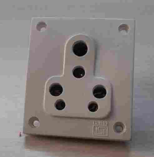 240 Volt White Pvc Multi Socket Electric Switch For Home, Office, School