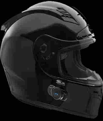 Motorcycle Helmet In Black Color Medium Size With Full Face Protection