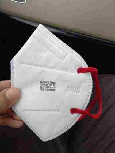 N95 Anti Pollution And Anti Bacterial Eco Friendly Disposable White Face Mask