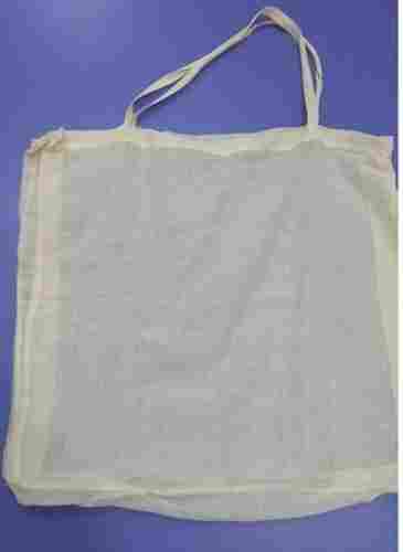 100% Eco-Friendly Loop Handled White Plain Non-Woven Carry Bag