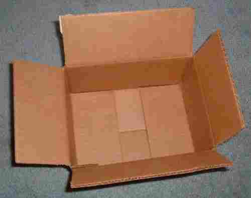 Brown Paper Square Shape Corrugated Packaging Boxes For Home Apparel
