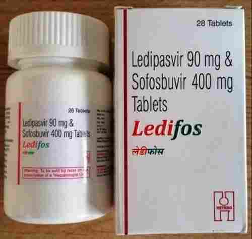 Ledipasvir 90 Mg and Sofosbuvir 400 Mg Tablets Ledifos
