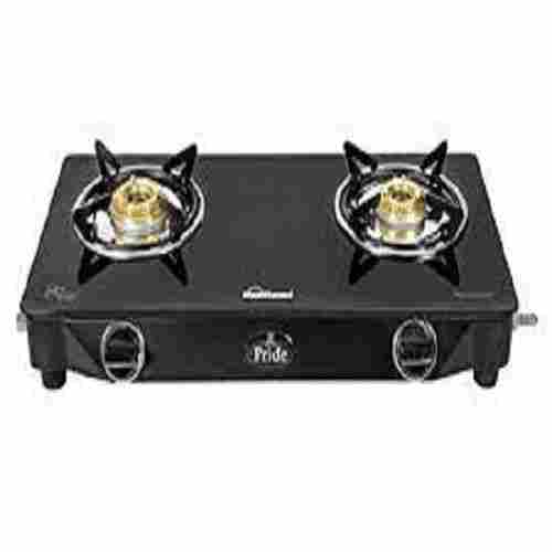 Manual High Design Black Color Square Shape Stainless Steel Gas Stove 
