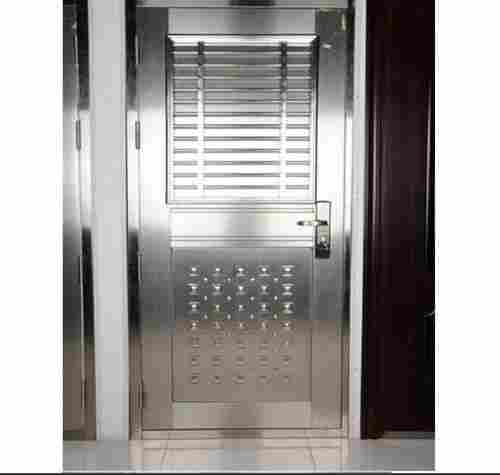 Sturdy Construction Easy Installation Single Stainless Steel Door For Home And Hotels