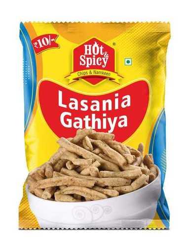 Tasty And Crispy Crunchy Hot Spicy Lasania Gathiya Fresh Namkeen Snacks Processing Type: Baked