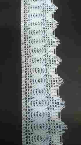 White Cotton Lace Used In Saree, Dupatta And Lehenga