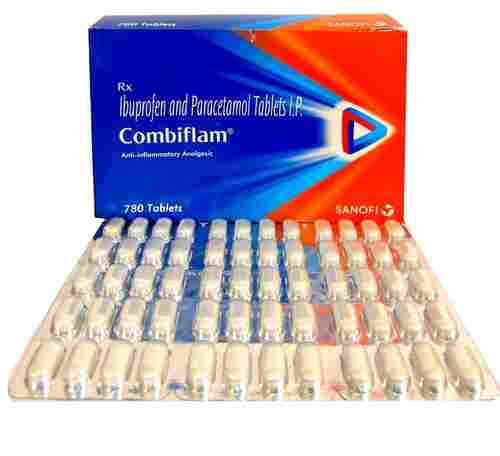 Ibuprofen Paracetamol Tablets IP Combiflam Anti Inflammatory, 780 Tab