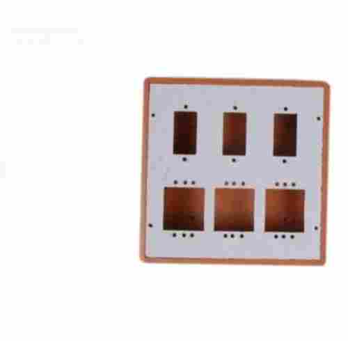 6 Way Open Switch Board And Ip Rating 65, Material Pvc Rectangle Shape Weight 180 Gram