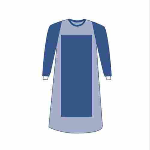 3 Protection Aami Level SMS Reinforced Blue Surgical Gown for Hospital