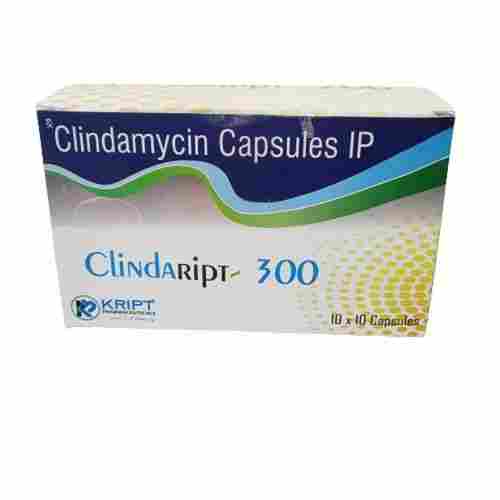 Clindaript 300 Clindamycin Antibiotic Capsules, 10x10 Blister Pack